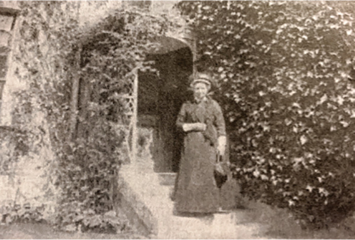 The four Gurr boys mom, Emily Grace Brown at her home in England.